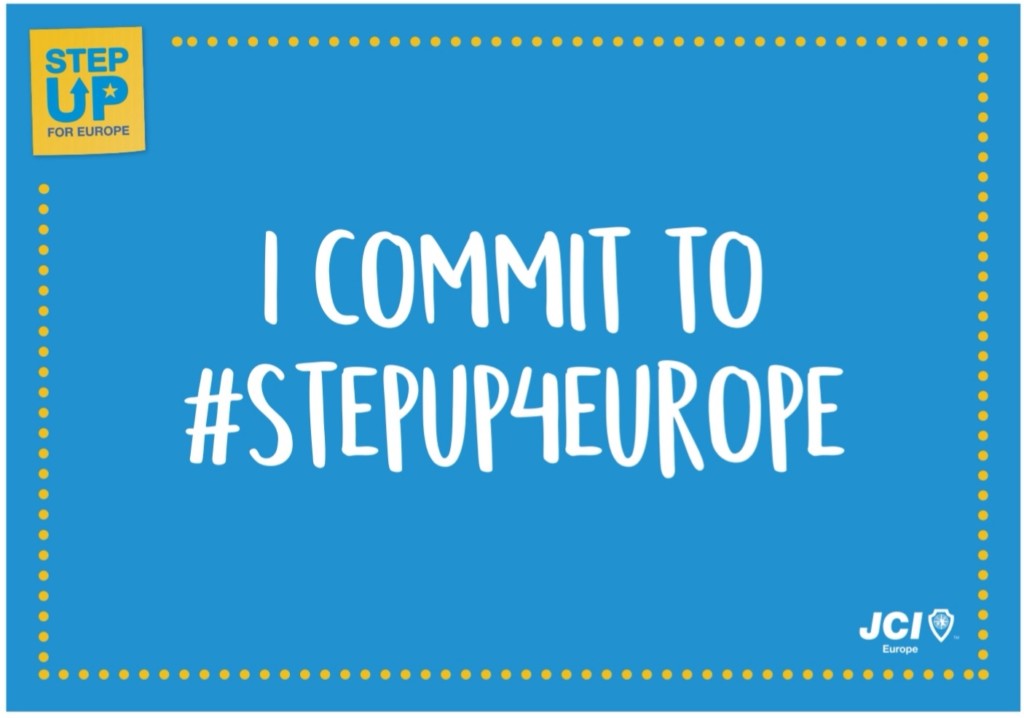 I commit to #StepUp4Europe